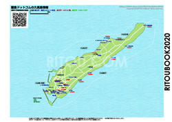 久高島のガイドマップ